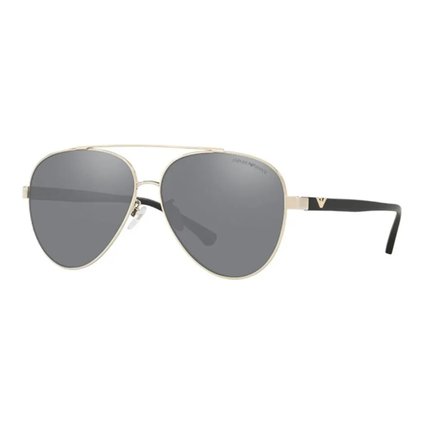 EMPORIO ARMANI Metal Aviator Sunglasses Unisex