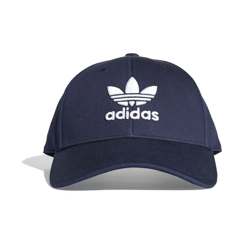Adidas Originals Cotton Baseball Caps Unisex Navy Blue Blue