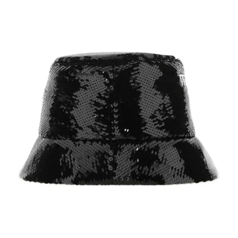 PRADA Sequins Logo Bucket Hat