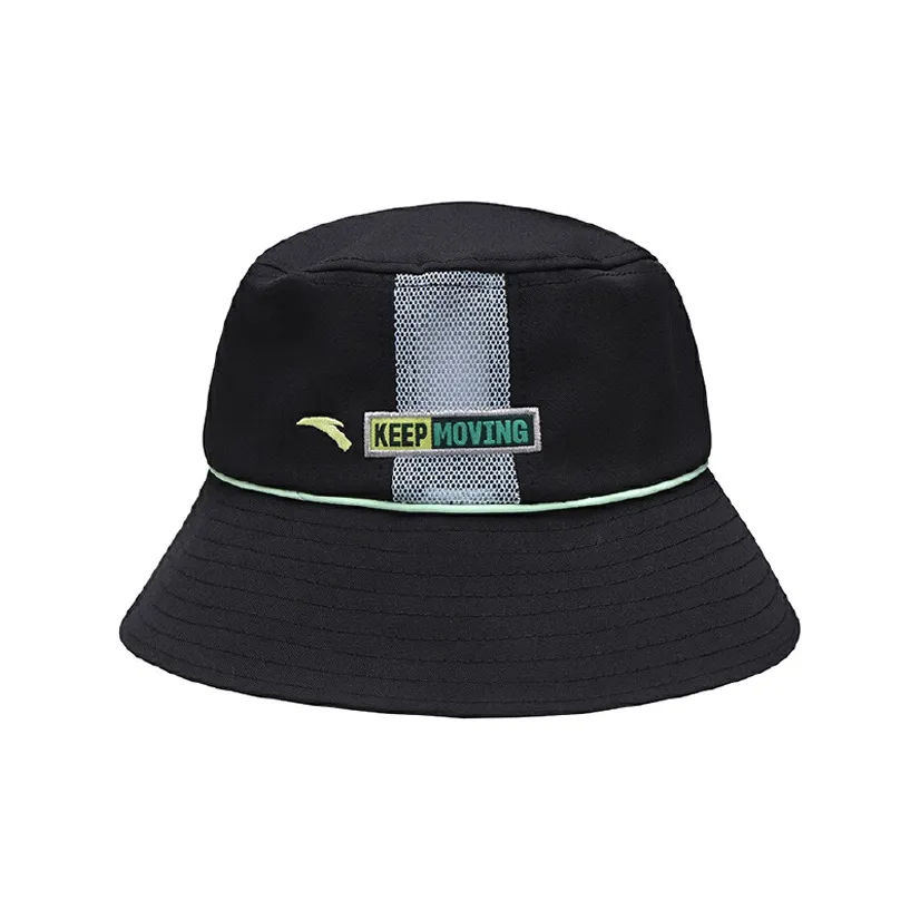 Anta Полиэстер Шляпа ведра Черная Унисекс