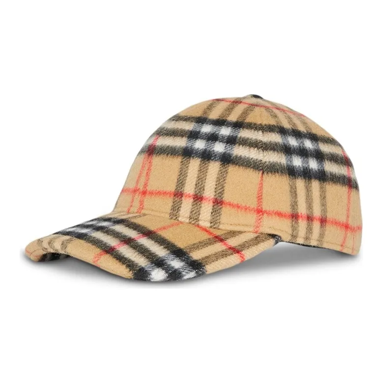 Burberry Checked Baseball Cap