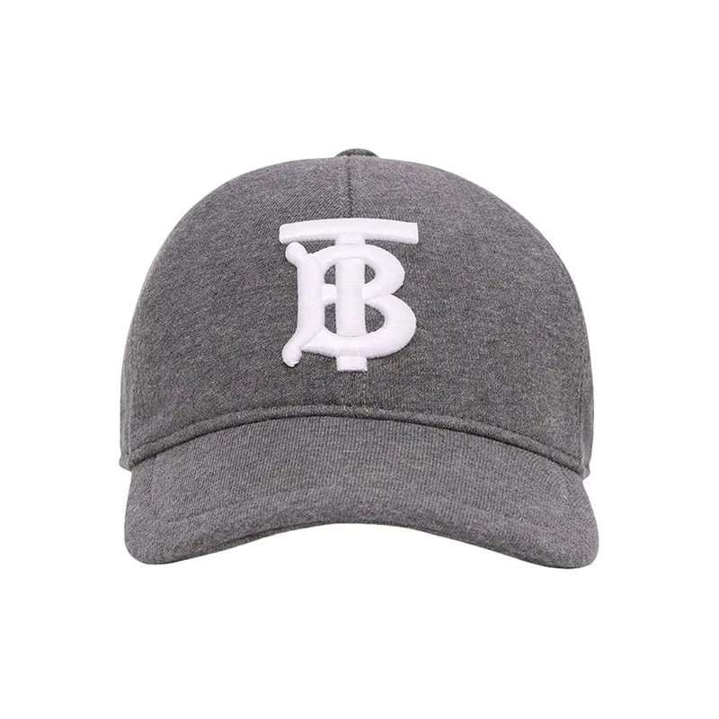 Burberry Cotton Baseball Caps Women's Gray