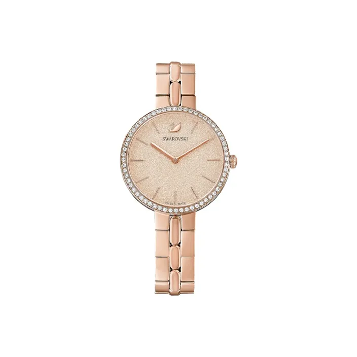 Swarovski COSMOPOLITAN Collection Женские часы Кварцевый механизм Ремешок из нержавеющей стали Золотой циферблат 5517800