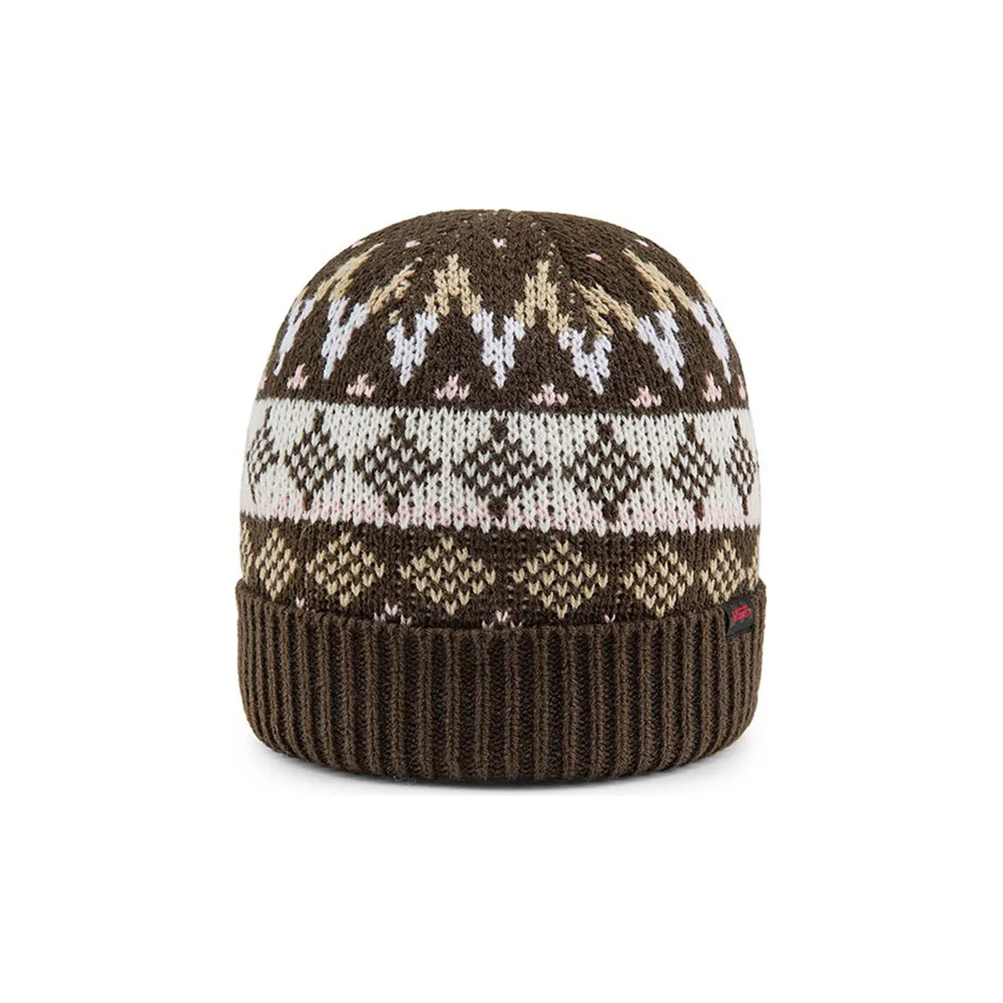 VANS Плюшевая пряжа Шапка-бини Темно-умбровая Унисекс