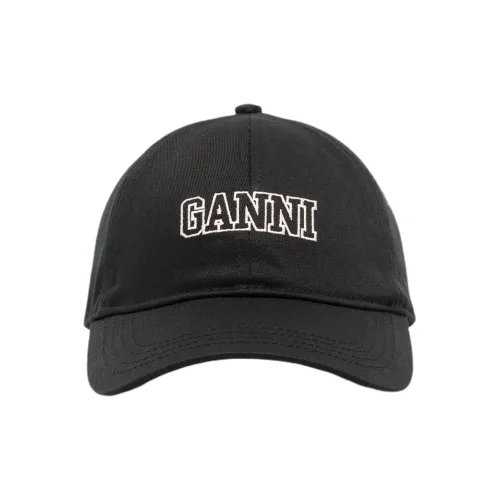 GANNI Хлопок Бейсболка Черная Унисекс