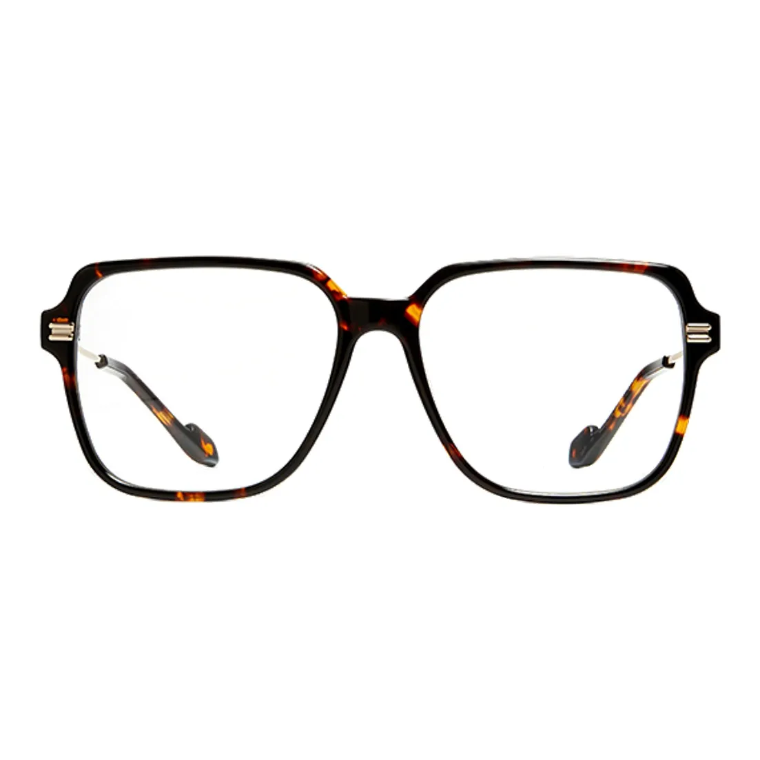 GENTLE MONSTER Metal Square Eyeglass Frames Unisex Tortoiseshell