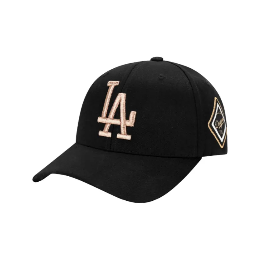 MLB Wool Blend Baseball Caps Unisex Black/Rose Gold