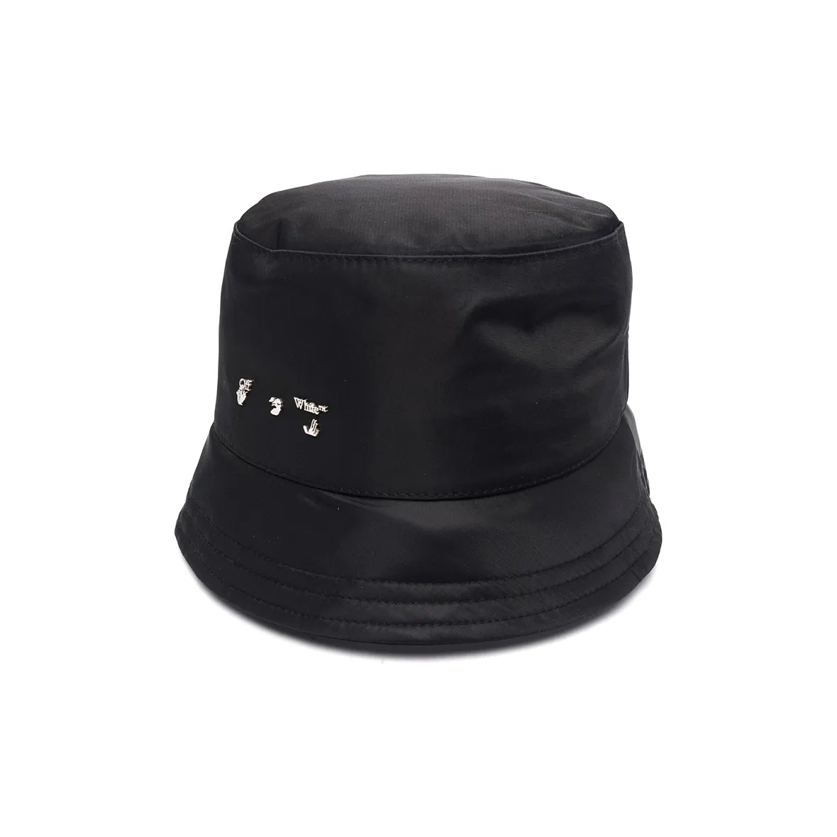 OFF WHITE Bucket Hats Unisex Black