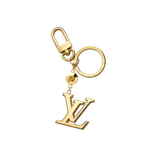 LOUIS VUITTON Bag Charm Key Holder Lv Circle