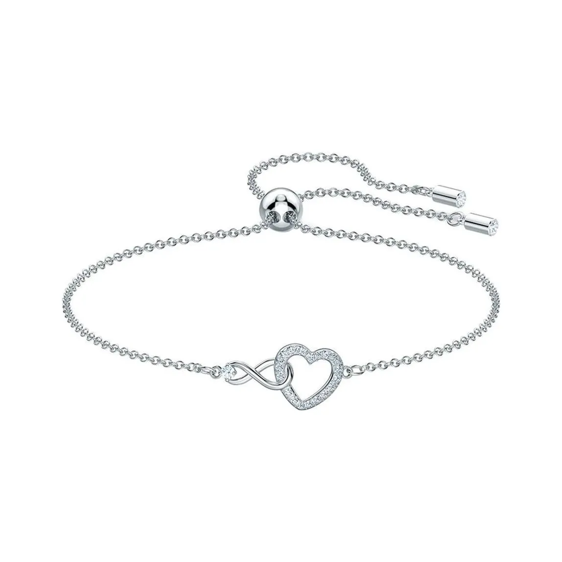 Swarovski Infinity Plated Mother Bracelets Women's