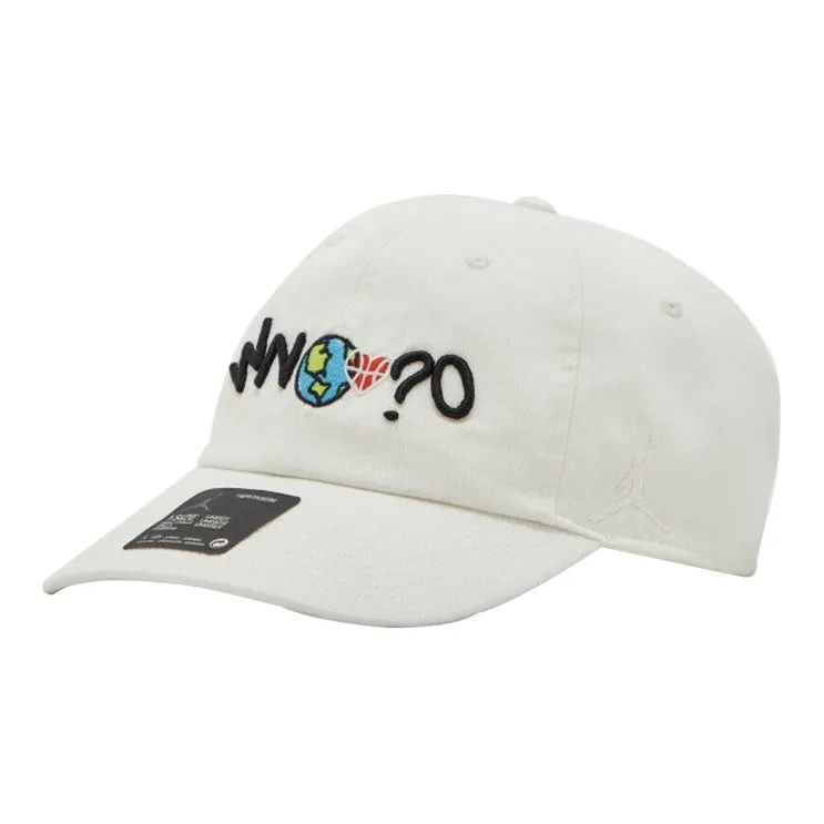 Джордан Бейсболка Унисекс Черный Белый