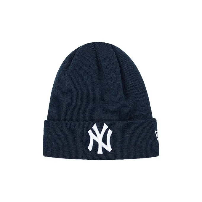 New Era Plush Yarn Beanies Unisex Black
