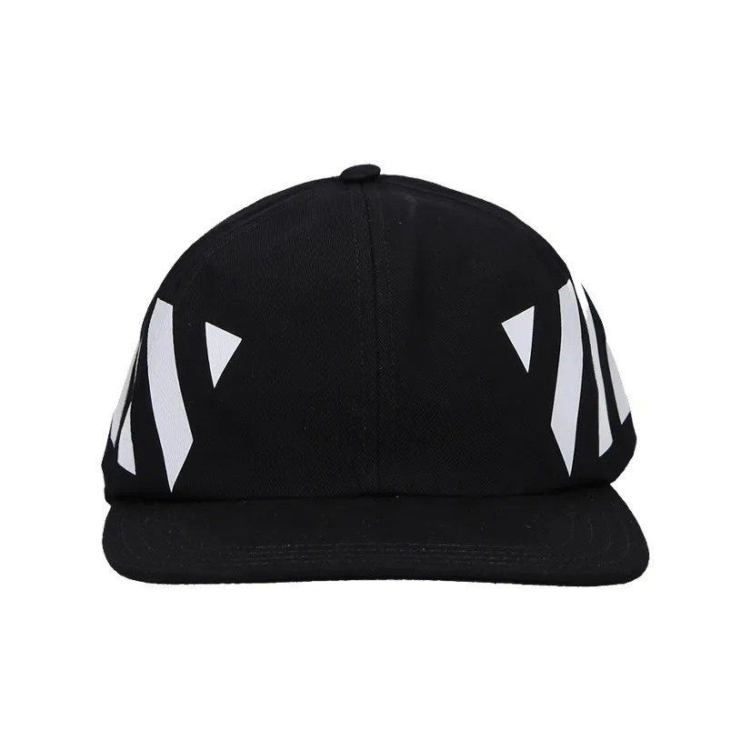 OFF WHITE Striped Diag Canvas Hat