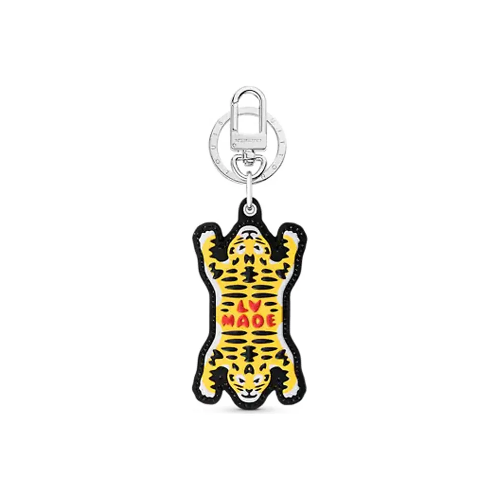 LOUIS VUITTON X Nigo Lv Made Tiger Bag Charm And Key Holder Monogram