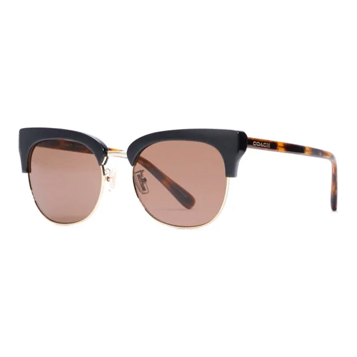 COACH Sunglasses Women's Black Brown Multicolor