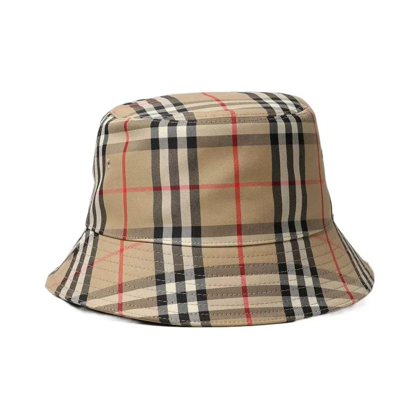 Burberry Пляжные панамы из хлопка, бежевые, унисекс