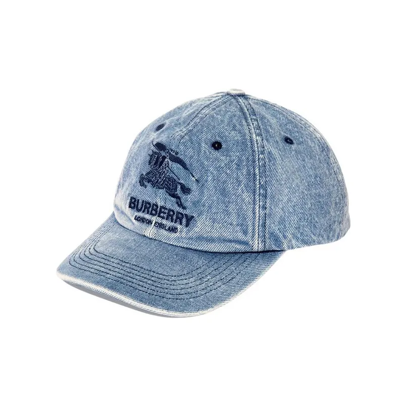 Supreme Burberry Denim 6-Panel Pink
