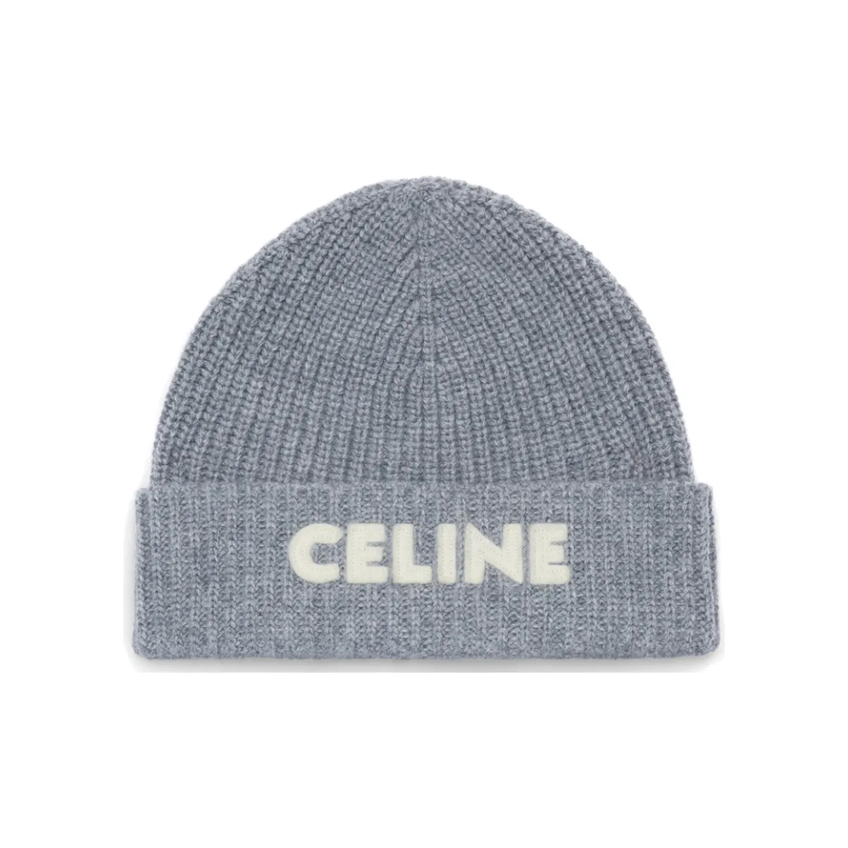 CELINE Beanies Unisex Medium Gray