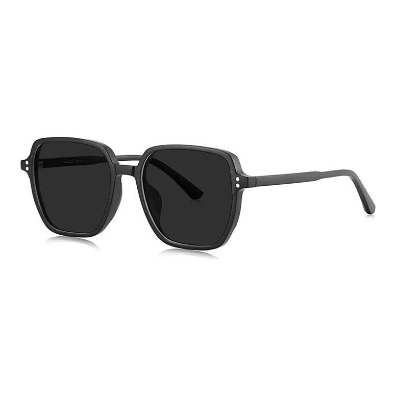 MUZU TR/Memory Plastic Square Sunglasses Unisex