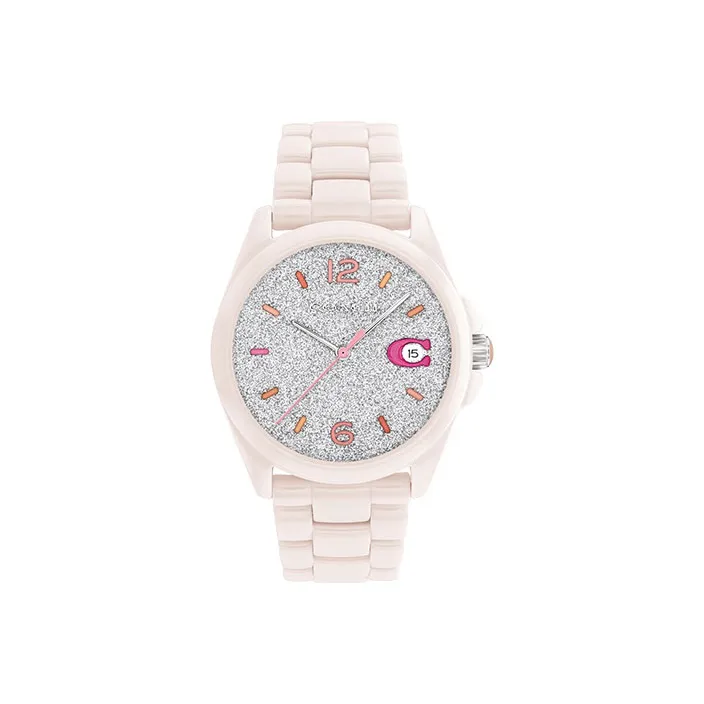 COACH Кварцевый Movement Женские GREYSON Часы 36mm*19mm*9,95mm Розовые