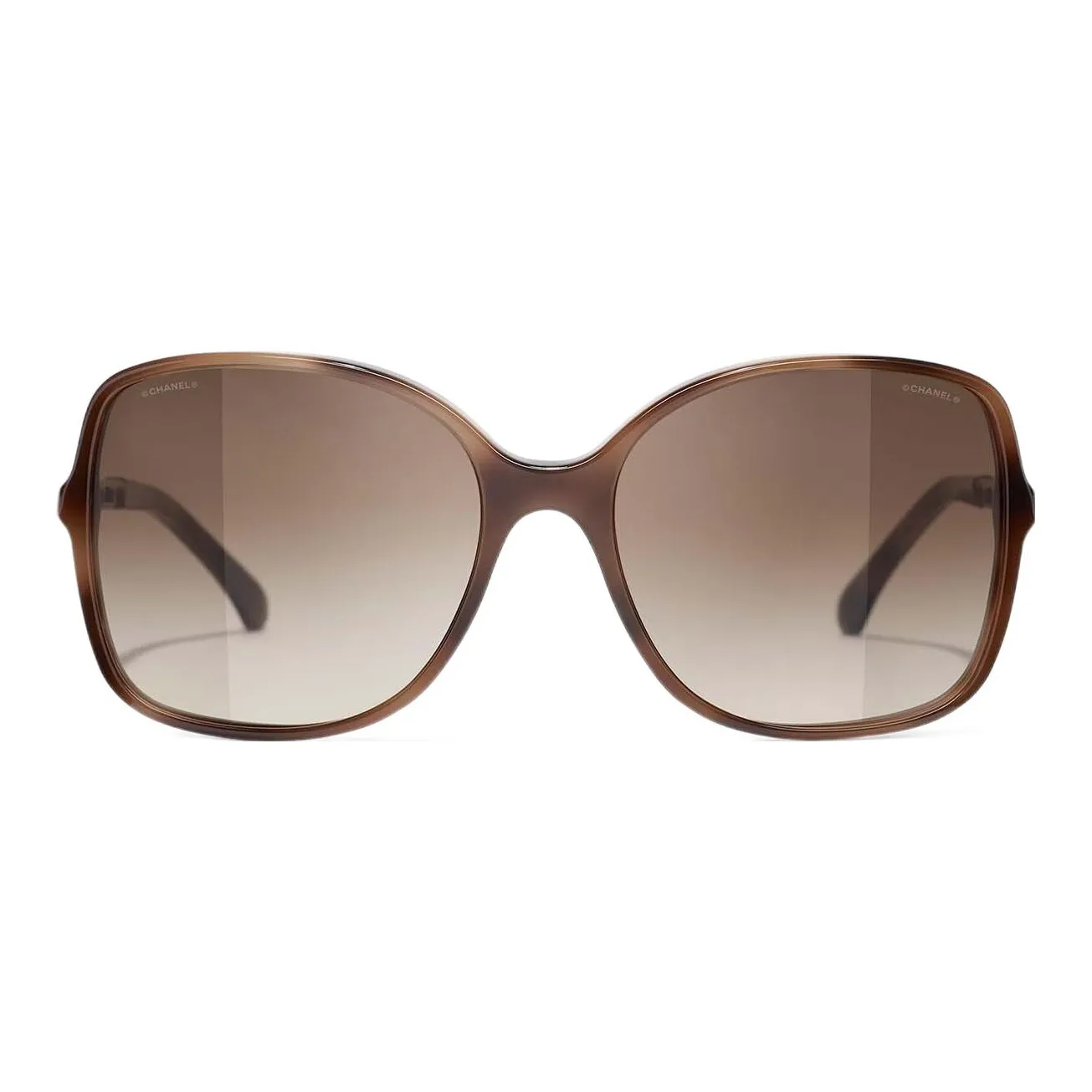 CHANEL Plate Frame Butterfly Sunglasses Unisex