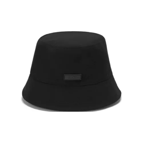 TEAM WANG Cotton Bucket Hats Черный Унисекс