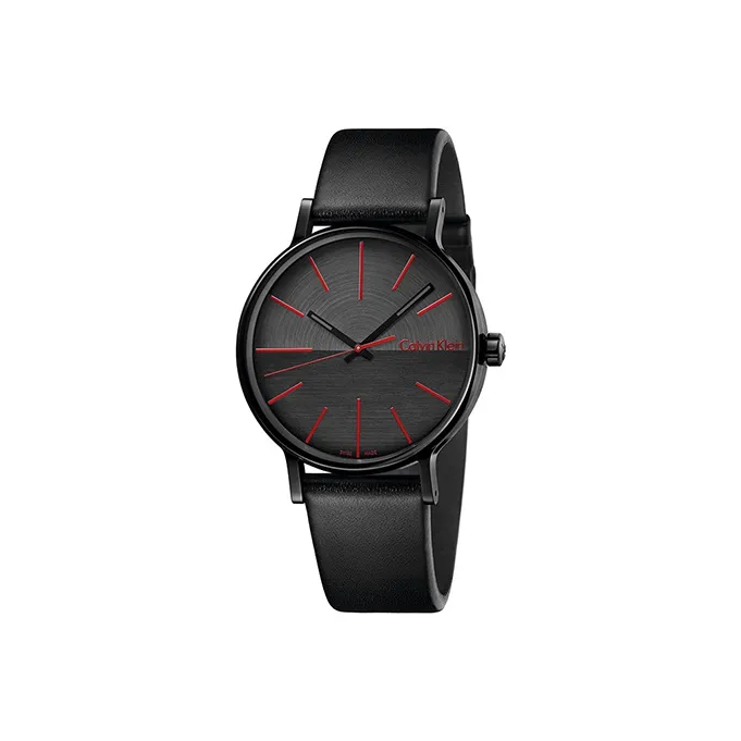 Calvin Klein Кварцевый механизм Мужские часы 41 мм Черный