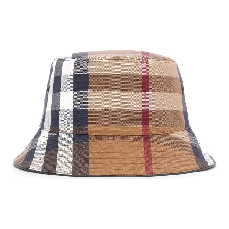 Burberry Check Cotton Canvas Bucket Hat