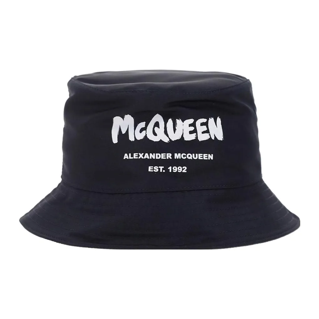 Alexander McQueen Logo Printed Bucket Hat