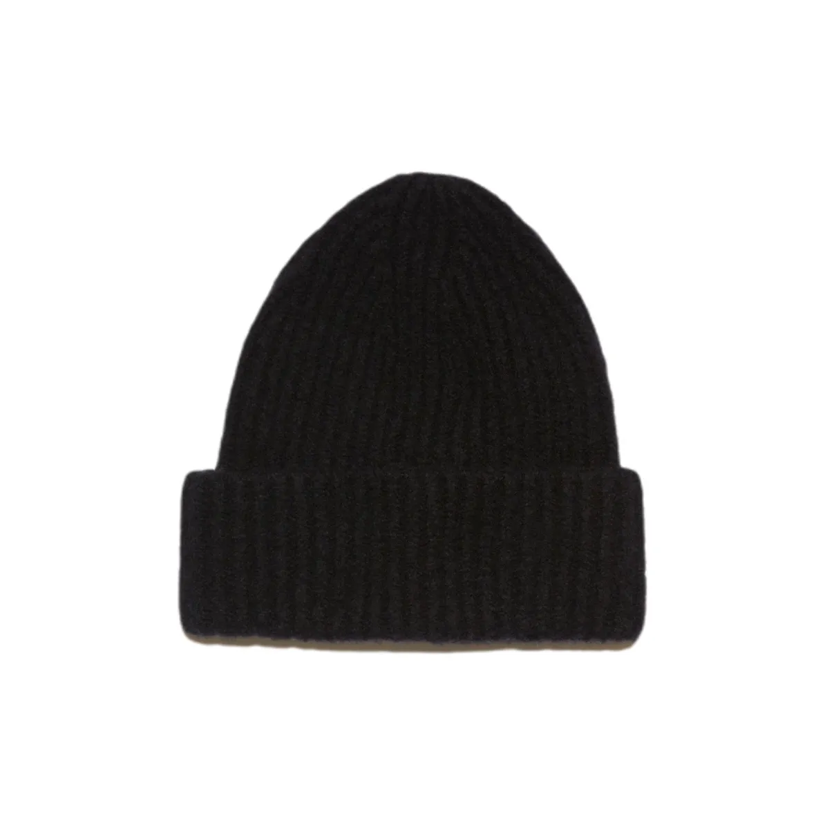 Acne Studios Turn Up Brim Detailed Rib Knit Beanie