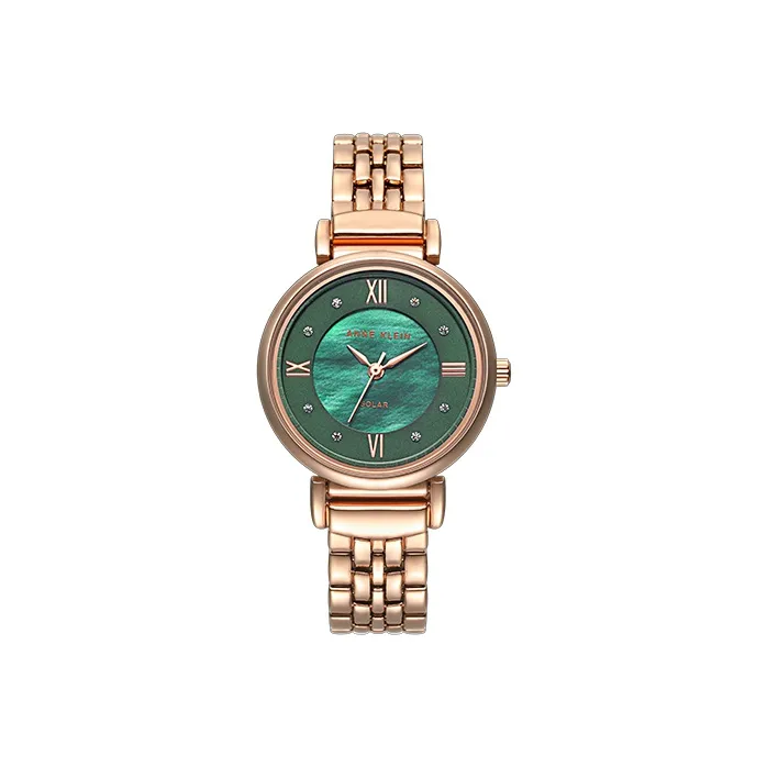 ANNE KLEIN Кварцевый Movement Женские Glamour Trend Collection Часы 11,5мм*30мм*8мм Зеленые