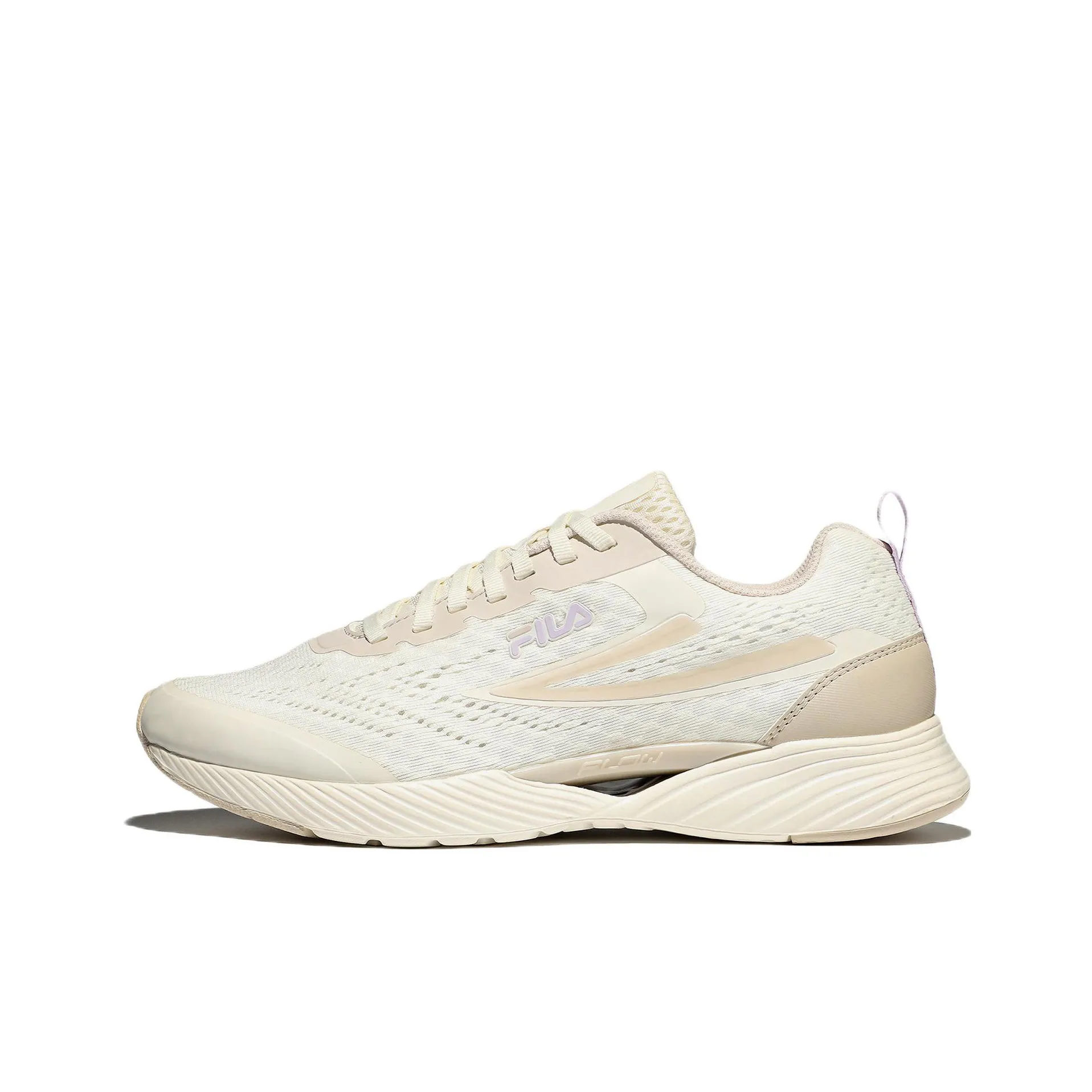 FILA RGB Flex 2 Low Top Casual Running Shoes Unisex White Coffee Color