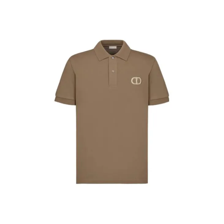 DIOR Quarterly New Products SS22 Polo Shirt Men's Brown