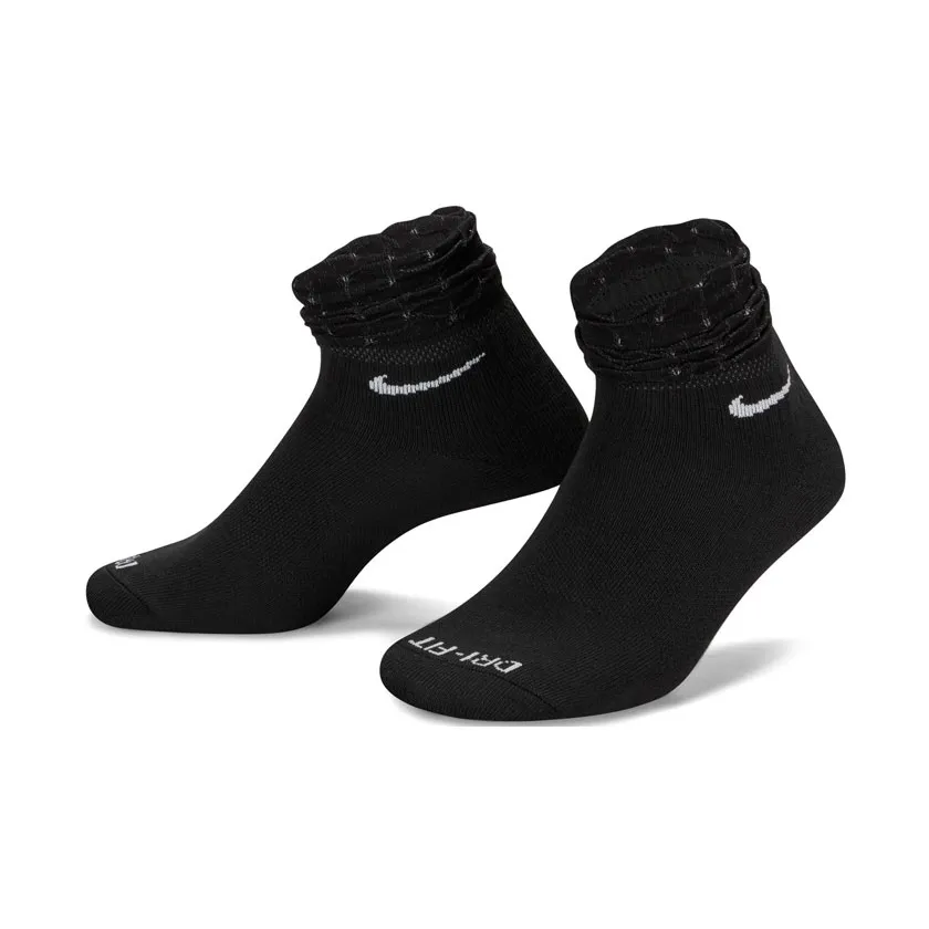 Nike Mid Calf Socks Women's 2 Pack Black