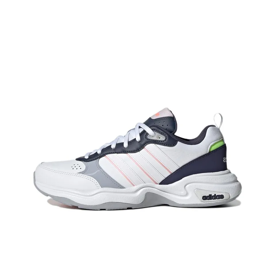 Adidas Neo Strutter Slip Resistant Abrasion Resistant Легкий Низкий Топ Casual Женский Белый Синий Серый