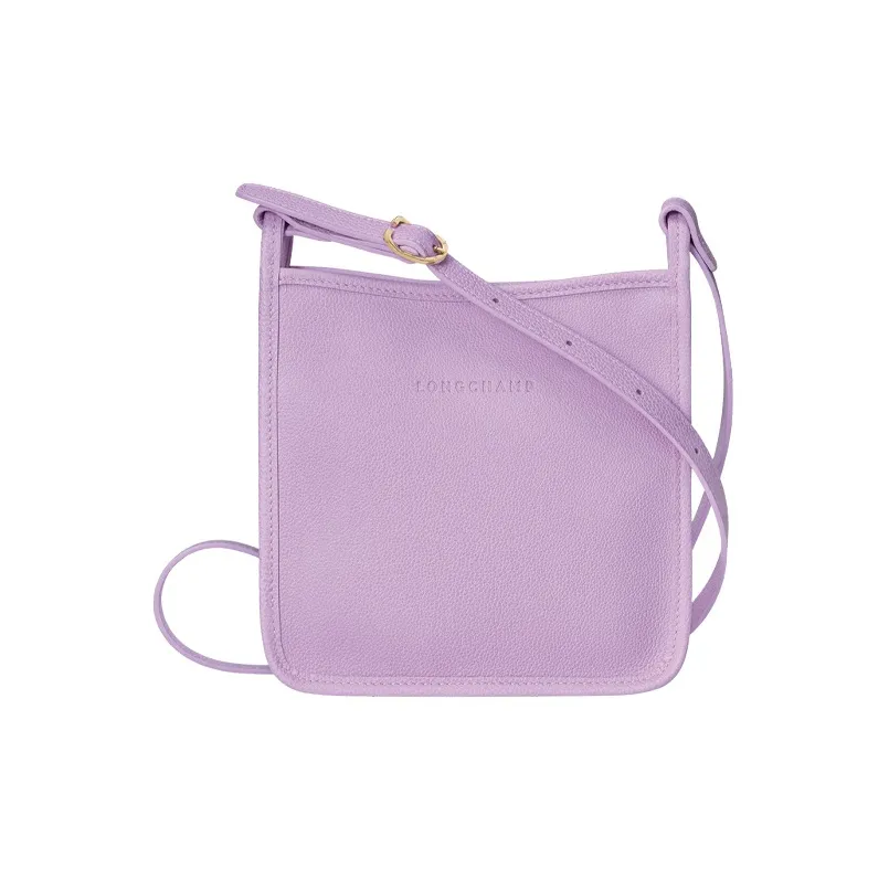 LONGCHAMP Le Foulonné Коровья кожа Одно плечо Ручная сумка Сумка через плечо Маленькая Женская Фиолетовая