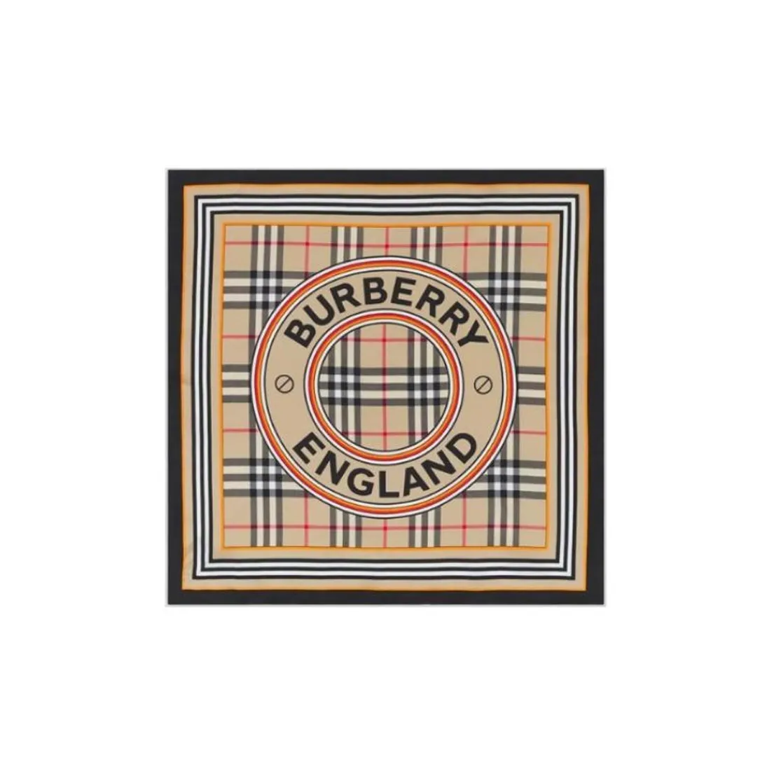 Burberry Montage Print Square Scarf