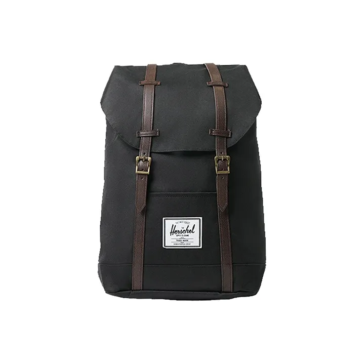 Herschel Polyester Backpack Regular Men
s Retreat Black/Chicory