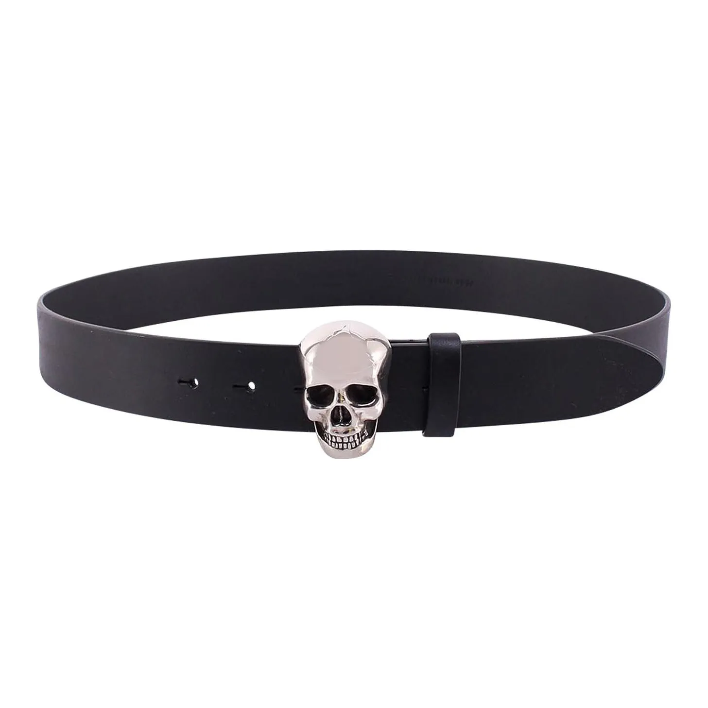 Alexander McQueen Skull-motif Leather Belt