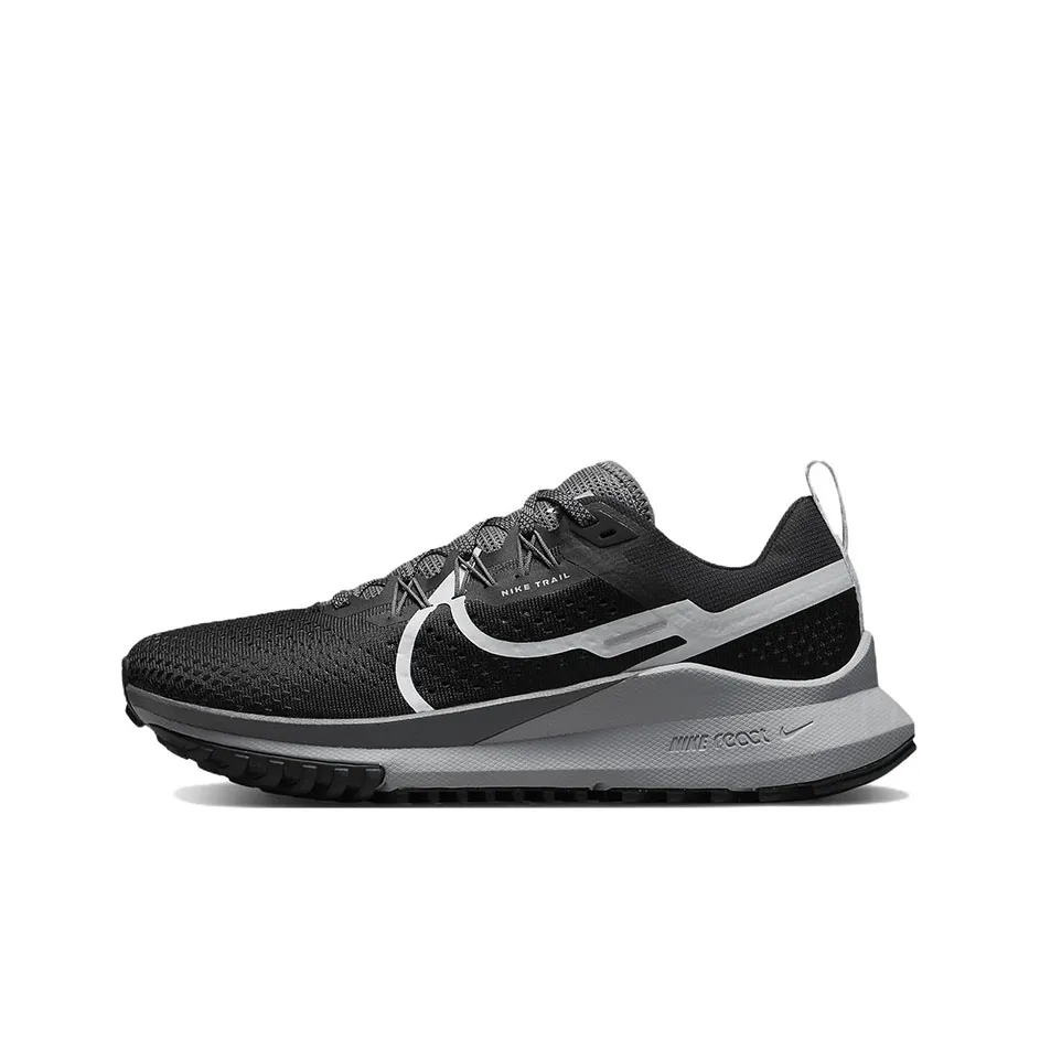 Nike React Pegasus Trail 4 Black Dark Grey Women's