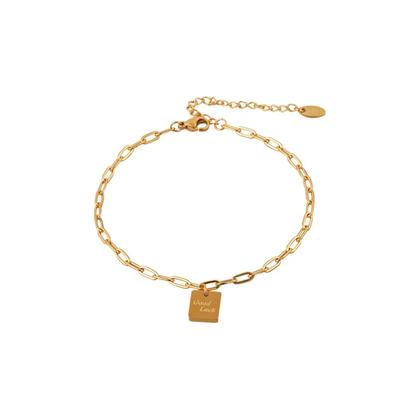 West Island Титановые стальные браслеты на щиколотку для женщин