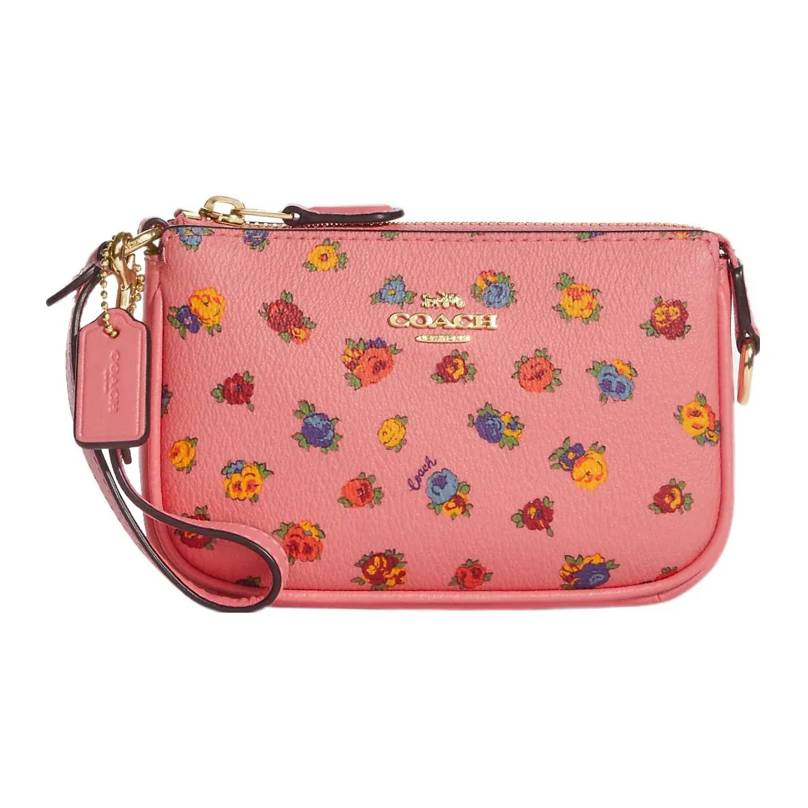 COACH Nolita Coated Canvas With Leather Shoulder Bag, Pochette, Clutch Mini Women's Pink