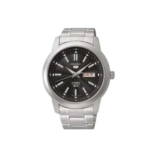 SEIKO Автоматический Механический Movement Мужские Seiko5 Часы 43 мм Черные