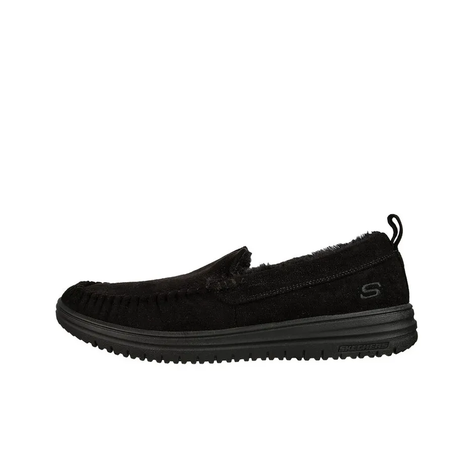 Skechers Relaxed Fit Low Top Casual Shoes Men's Black