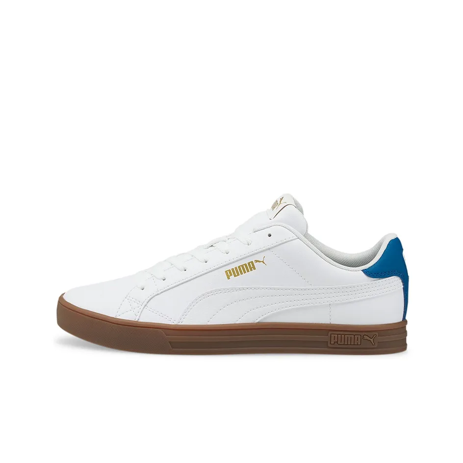 PUMA Smash Vulc V3 Low Топ Скейтборд Кроссовки Унисекс Белый