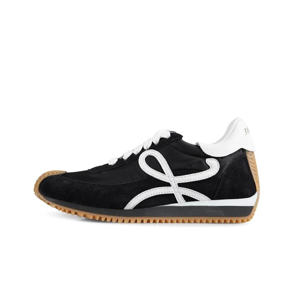 LOEWE Flow Runner Cushioned Anti Slip Wear Resistant Breathable And Warm Low Top Sports Casual Shoes Women's Black