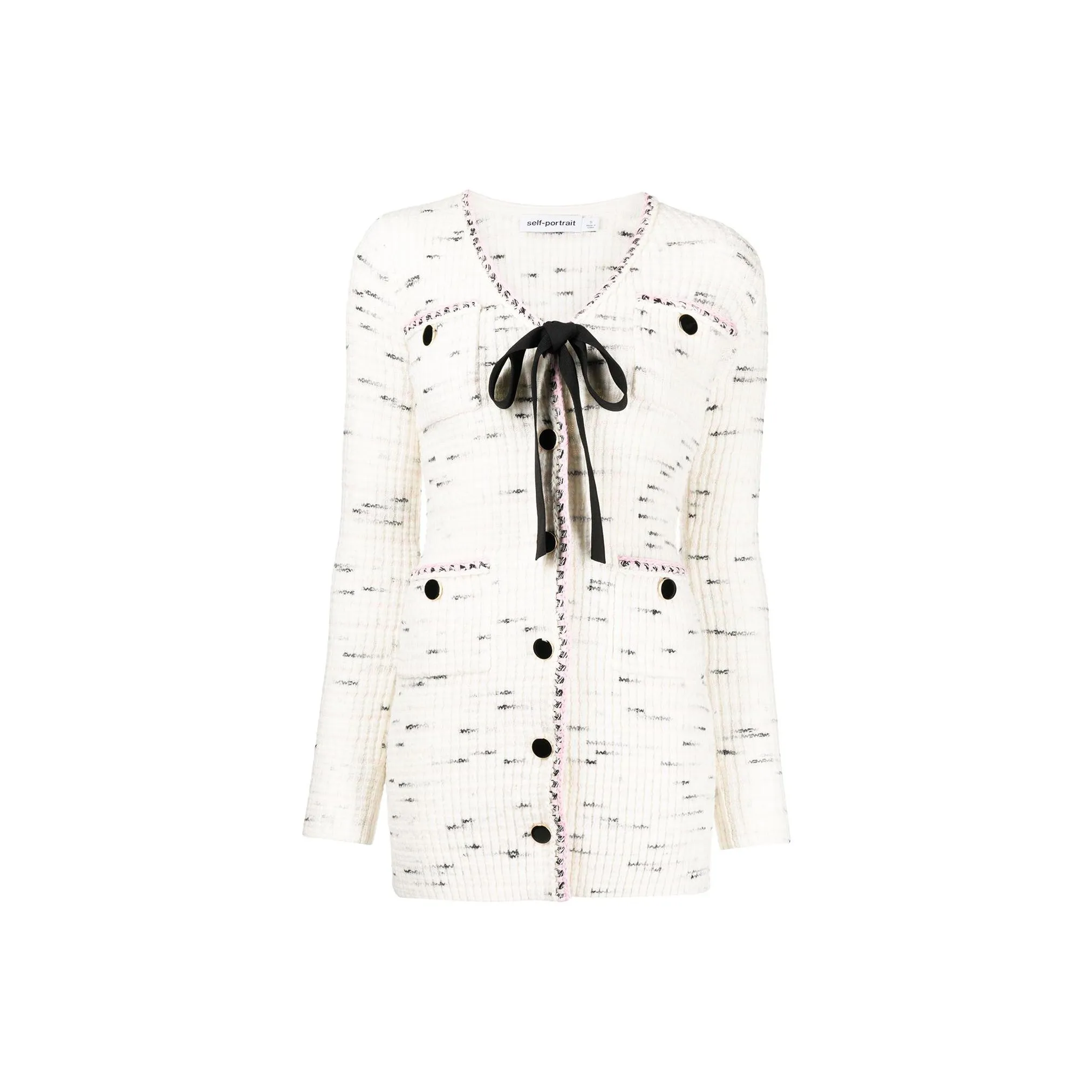 Self portrait Long Sleeved Dresses Women's White