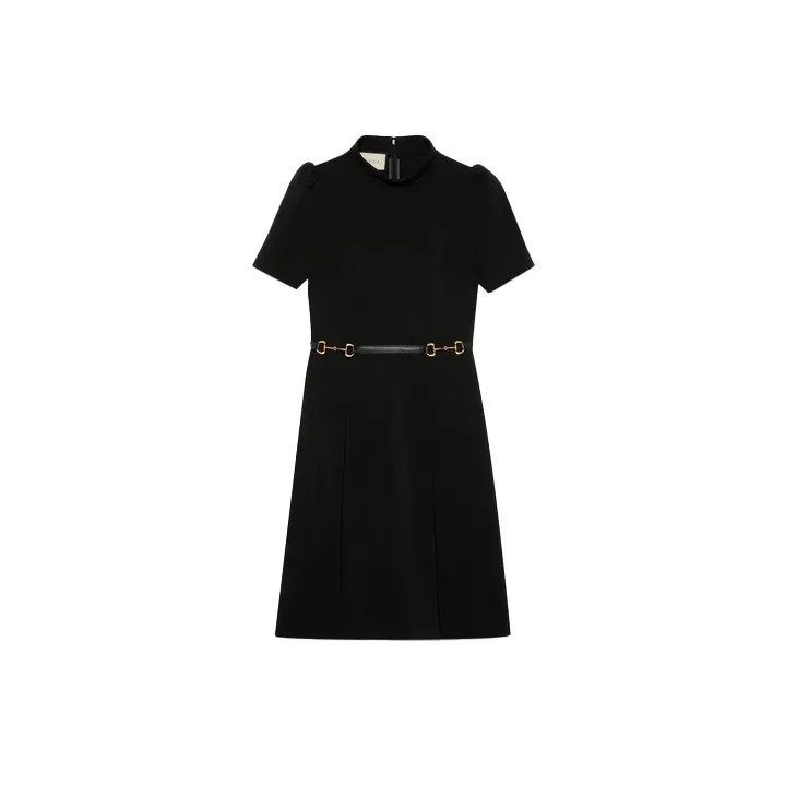 GUCCI SS20 Short Sleeved Dresses Women's Black