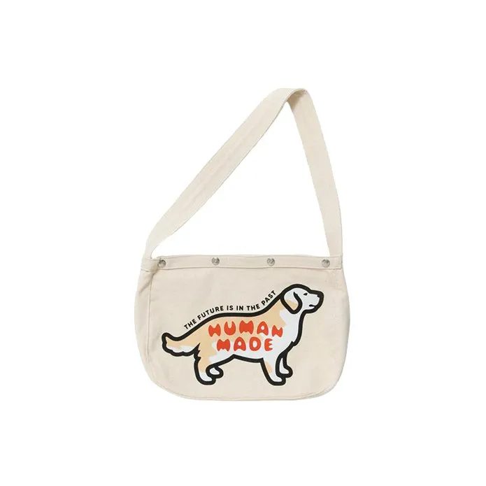 HUMAN MADE Canvas Bag, Shoulder Bag Women's White