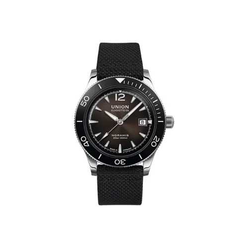 UNION GLASHUTTE/SA Автоматический Механический Movement Мужские Часы Noramins Collection 42mm*42mm*12,9mm Черные